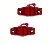 TEMU Conjunto de 2 luces LED de marcador lateral para camiones, adecuado para remolques, diseñado para sistemas de 12-24V.