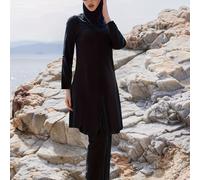 TEMU Conjunto de 2 o 3 piezas de estilo de musulmán para Ramadán con larga, pantalón largo y sombrero, bikini burquini de cuerpo completo para mujer, traje de baño de mujer para playa en verano