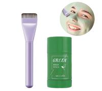 TEMU Conjunto de 2 piezas - Mascarilla de de Té Verde Limpiadora, Limpiadora e Hidratante con Cepillo
