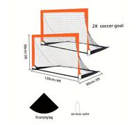 TEMU Conjunto de 2 piezas, Portaobjetivos de Fútbol Portátiles, Portaobjetivos de Fútbol Pop Up para Interiores y Exteriores para Trasero y el Jardín de