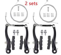 TEMU Conjunto de 2 Pinzas de Freno en V de Aleación de Aluminio para Bicicletas de Montaña, con Accesorios de Frenos Ajustables y Desmontables