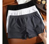TEMU Conjunto de 3 bóxers para hombre, modernos y holgados, perfectos para usar en casa, con elasticidad, , a y con un confort