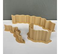 TEMU Conjunto de 3 Decoraciones Impresas en 3D para Mejorar la Dimensión del Acuario, un para Peces y Camarones