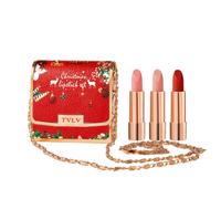 TEMU Conjunto de 3 Navideños Hidratantes Mate No Manchadores en Bolsa de Cuero Regalo para y Familiares