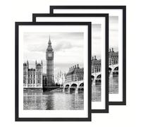 TEMU Conjunto de 3 piezas de marcos decorativos para fotos de 12x16 pulgadas en varios colores, adecuados para colgar en el pasillo o en la pared de , o como regalos para y familiares
