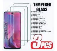 TEMU Conjunto de 3 Piezas de Película de Vidrio Templado para Teléfono Móvil Xiaomi Redmi 7 8 12 13 Redmi Note 7 8 9 12 13 Pro Película de Vidrio Templado para Teléfono Móvil Redmi Xiaomi