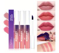 TEMU Conjunto de 3 Piezas de Tinte Labial Despegable - Impermeable y Antitransferencia 24H, Hidratante con , Realza el Tono Natural de (3 Universales)
