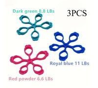 TEMU Conjunto de 3 piezas para Estiramiento de Dedos Bandas de Resistencia para Ejercicio de Extensión de Fortalecedor de Agarre de Dedos Entrenador de