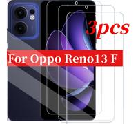 TEMU Conjunto de 3 Protectores de Pantalla de Vidrio Templado HD para Oppo Reno 13F 5G - Fácil Instalación, Antirrayas y Sin