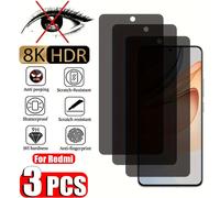 TEMU Conjunto de 3 Protectores de Pantalla para Privacidad para Xiaomi Redmi Note 11 10 9 Pro 12S 11S 10S 9S, Vidrio para Xiaomi Redmi 13C 12C 10C 14T 13T 10
