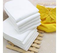 TEMU Conjunto de 3pcs/5pcs/10pcs de Insertos para Pañales de Tela, Lavables y Reutilizables para Niños, Microfibra de 3 Capas, Regalo de Halloween, Día de Acción de Gracias y Navidad