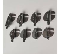 TEMU Conjunto De 4/8 Piezas De Prensatelas Para Dobladillo Enrollado Universal, Prensatelas Para Dobladillo Enrollado Ancho, Prensatelas Para Dobladillo Curvado Industrial De Máquina De Coser