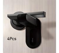 TEMU Conjunto de 4 Cerraduras de Seguridad Multifuncionales: Protección para Niños y Mascotas, Sin Necesidad de Taladrar, Artefacto de Bloqueo para Manija de Puerta