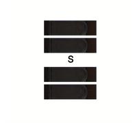 TEMU Conjunto de 4 cinturillas elásticas sin hebillas - Nailon casual, diseño de clip fácil, disponible en tallas grandes, medianas y pequeñas, para perezosas.