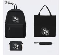 TEMU Conjunto de 4 mochilas mini con lindo del dibujo animado de Jack y material resistente de tela Oxford, correa ajustable para el , cierre de cremallera - un regalo navideño diario