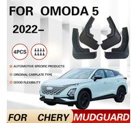 TEMU Conjunto de 4 piezas/1 set, Guardabarros para Coche, Adecuado para Chery 5 Europeo Guardabarros, Accesorios de Guardabarros - Guardabarros delanteros y traseros de plástico
