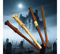 TEMU Conjunto de 4 piezas de bolígrafos de varita de Harry Potter, estaciónarios personalizados, adecuados para notas y uso en , una elección de regalo .