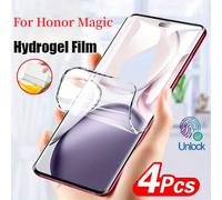 TEMU Conjunto de 4 piezas de Película Hidrogel HD para Honor Magic 7, 7 Pro, 7 Lite, 6 Lite, 6 Pro, 5 Lite y 5 Pro - Protección Completa Fácil de Instalar