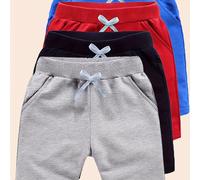 TEMU Conjunto de 4 Shorts para Niños y Niñas, Pantalones Cortos Hot Pants Jóvenes con 5pcs Mallas en Tallas Medianas y Grandes, Pantalones Deportivos Coloridos y Cómodos para , para Exteriores
