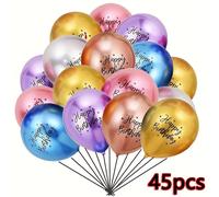 TEMU Conjunto de 45 Globos Metálicos Multicolores para - Globos Decorativos de Látex de 12" para Fiestas de , , Aniversarios y Graduaciones, Decoración de Fiesta de