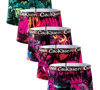 TEMU Conjunto de 5 bóxers para hombre estilo hip-hop graffiti, y modernos