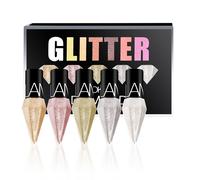 TEMU Conjunto de 5 delineadores de ojos líquidos brillantes con una punta de y y de ojos .