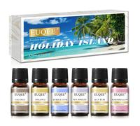 TEMU Conjunto de 6 Aceites Fragantes de la Serie de Vacaciones EUQEE 60ml/19.6fl.Oz - de Coco, , , Brisa , ,