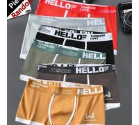 TEMU Conjunto de 6 bóxers casuales para hombre aleatorios con estampado de y estilo deportivo