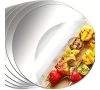 TEMU Conjunto de 8 Espejos Redondos Acrílicos Autoadhesivos - Vidrio, Decoración de Pared Fácil de Pegar para el Hogar y de Mesa de Boda, Espejo Decorativo de Pared