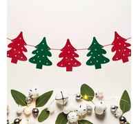 TEMU Conjunto de 8 piezas de las últimas decoraciones colgantes de banderas navideñas para interiores y exteriores. navideñas utilizan árboles de Navidad para hacer mejor y más