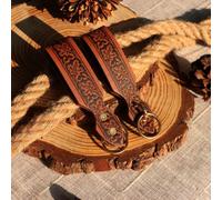 TEMU Conjunto de Accesorios Retro : Cinturón PU con Clip para Falda, Cinturón Medieval Vikingo con Diseño en Relieve