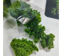 TEMU Conjunto de Arbustos Verdes en Miniatura para Ferrocarriles , Diormas y Arquitectónicas - Bloque de de Vegetación Realista en Verde Profundo - Empaque en de 30G/PP