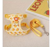 TEMU Conjunto de arnés y correa para perros pequeños con diseño de de dibujos animados, con un diseño ajustable, transpirable y lindo estilo chaleco para pasear, sin batería