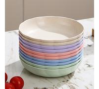 TEMU Conjunto de Bandejas Apilables para Snacks de 5/10 piezas - Multiusos, Bandejas para Postres, Frutas y sin Electricidad en Varios Colores - Suministros para el Hogar, Navidad y Fiestas de Año