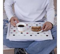 TEMU Conjunto De Bandejas Para Con Cojín, Estilo De Con Cojín De Frijoles, Bandejas Con Cojín Para Con Cojín De Frijoles, Bandejas De Comida Para Portátil, Suministros De Oficina, Utensilios Escolares