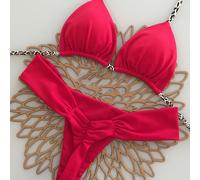 TEMU Conjunto de Bikini y Estampado de Leopardo, y Energético