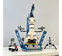 TEMU Conjunto de bloques de espacial - Kit de modelos de aviones y modernos para adolescentes, regalos de Acción de Gracias y decoración del hogar.