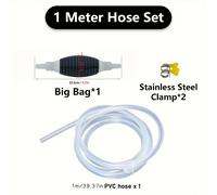 TEMU Conjunto de Bomba de Sifón para , Bomba de Transferencia de Combustible, Bomba Manual de Agua, Tubo de Succión Portátil para Bomba de Agua, Tubería de Succión de Combustible, de y Diésel