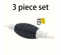 TEMU Conjunto de Bomba Manual para Transferencia de Combustible Duradera - Juego de 3 Piezas, Herramientas de Plástico Resistente para Transferencias de , Diésel y Agua Líquida
