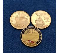 TEMU Conjunto de conmemorativas del , material de hierro con chapado de oro, relieve en 3D, coleccionable para mayores de 14 años, juego de fiesta y suministros de , conjunto de monedas de metal