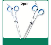 TEMU Conjunto de Cortapelos Profesional de 2 Piezas - Dientes Planos Adecuados para Cabello y Estilizado, Peluquería, Uso Doméstico - para Todo Tipo de Cabello
