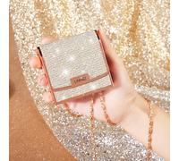 TEMU Conjunto de de labios mate, , con bolsa de cadena plateada, juego de barras de labios de terciopelo, resistente , antiadherente, de larga duración, retráctil, , 3,5 g x 3 unidades.