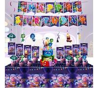 TEMU Conjunto de decoración para fiestas de de 43 piezas de Películas , que bolsas de regalo desechables, pequeños carteles, carteles grandes, mantel y colgantes para la configuración del .