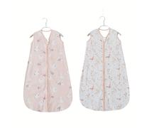 TEMU Conjunto de Dos Piezas para Verano con Chaleco y Saco de Algodón Puro para Niños