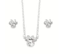 TEMU Conjunto de joyería para damas con colgante de Mouse y pendiente de Minnie Mouse de dibujos animados de Disney, accesorio regalo para niñas