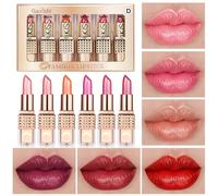 TEMU Conjunto de Lápiz Labial Mate Terciopelo 6 piezas - acabado y en , adecuado para los tipos de - para San Valentín