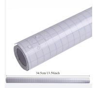 TEMU Conjunto de libros autoadhesivos transparentes de 1 volumen, película de PVC de tamaño , rollo de cubierta de libro adhesiva transparente, material principal: PVC