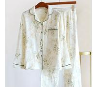 TEMU Conjunto de pijama de larga con estampados de y flores