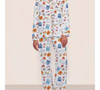 TEMU Conjunto de Pijama en la Serie Gilmore Girls para Mujer - Temática Stars Hollow con Estampados del Elenco, Tazas y 's Diner, Cómoda Para Todas , Lavable a Máquina, ¡Regalo para Fans!