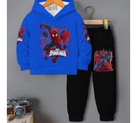 TEMU Conjunto de sudadera con capucha Marvel para niños, ropa casual para y otoño, ideal como regalo de o uso diario, para actividades al aire libre
